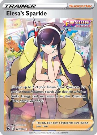 Elesa's Sparkle (Full Art) (147)/159 Ultra Rare Holofoil
