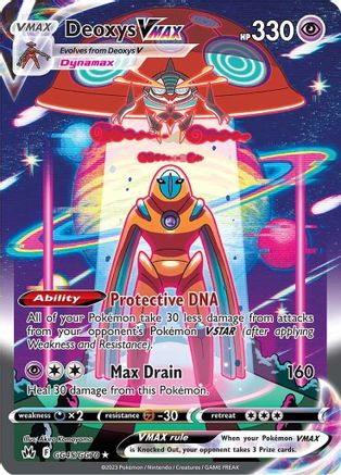 Deoxys VMAX (GG45)/70 Ultra Rare Holofoil
