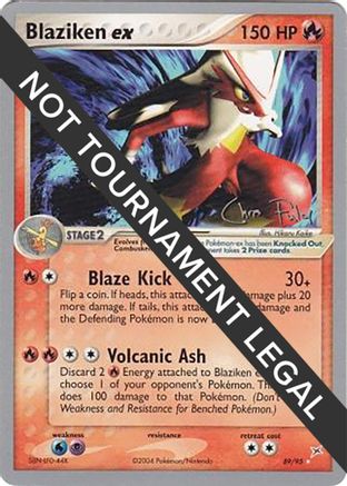 Blaziken ex - 2004 (Chris Fulop) (89) Ultra Rare