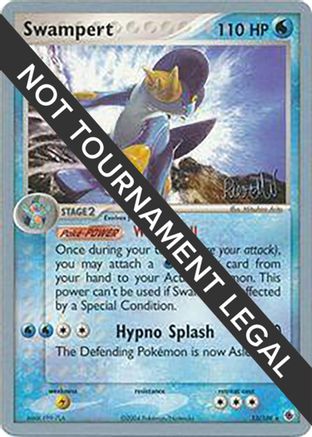 Swampert - 2004 (Reed Weichler) (13) Rare