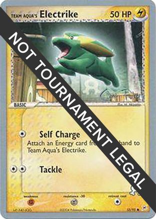 Team Aqua's Electrike - 2004 (Chris Fulop) (53) Uncommon