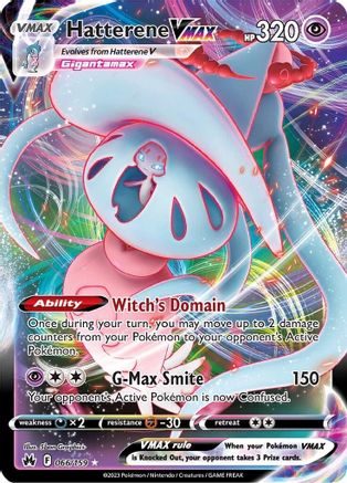 Hatterene VMAX (66)/159 Ultra Rare Holofoil