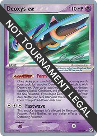 Deoxys ex - 2006 (Jason Klaczynski) (93) Ultra Rare