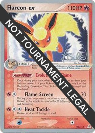 Flareon ex - 2006 (Jimmy Ballard) (108) Ultra Rare