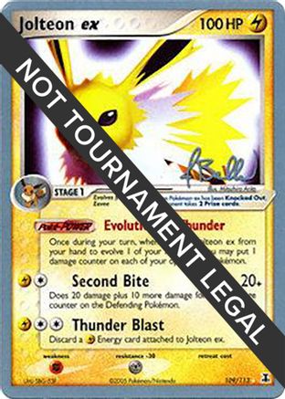 Jolteon ex - 2006 (Jimmy Ballard) (109) Ultra Rare