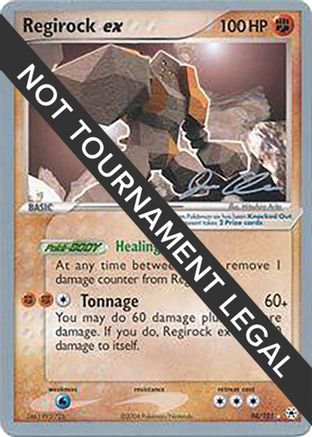 Regirock ex - 2006 (Jason Klaczynski) (98) Ultra Rare