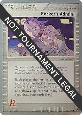 Rocket's Admin. - 2006 (Jason Klaczynski) (86) Uncommon