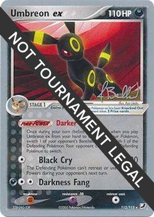 Umbreon ex - 2006 (Jimmy Ballard) (112) Ultra Rare