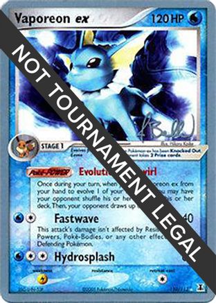 Vaporeon ex - 2006 (Jimmy Ballard) (110) Ultra Rare