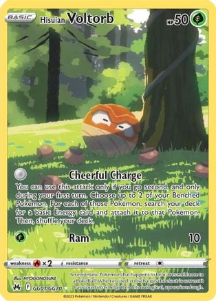 Hisuian Voltorb (GG01)/70 Ultra Rare Holofoil