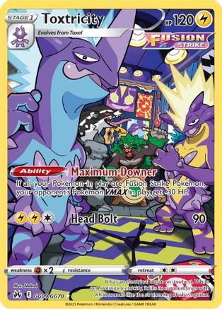 Toxtricity (GG09)/70 Ultra Rare Holofoil