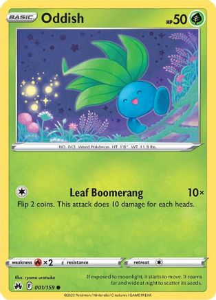 Oddish (1)/159 Common Reverse Holofoil