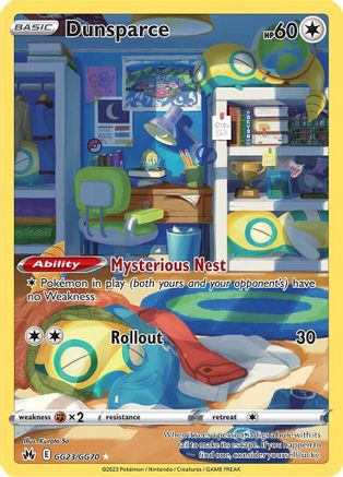 Dunsparce (GG23)/70 Ultra Rare Holofoil