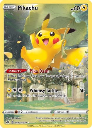 Pikachu (GG30)/70 Ultra Rare Holofoil