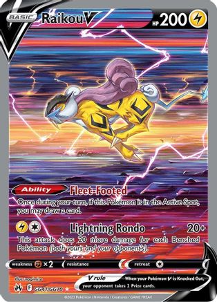 Raikou V (GG41)/70 Ultra Rare Holofoil