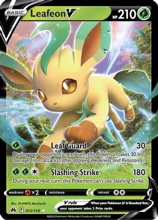 Leafeon V (13)/159 Ultra Rare Holofoil