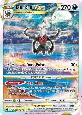 Darkrai VSTAR (GG50)/70 Ultra Rare Holofoil