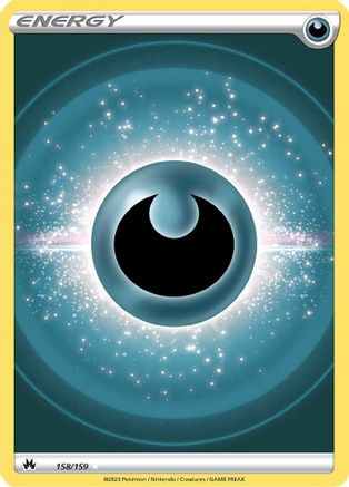 Darkness Energy (Texture Full Art) (158)/159 Ultra Rare Holofoil