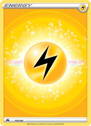 Lightning Energy (Texture Full Art) (155)/159 Ultra Rare Holofoil