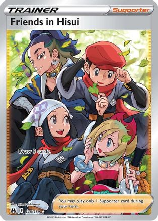 Friends in Hisui (Full Art) (148)/159 Ultra Rare Holofoil