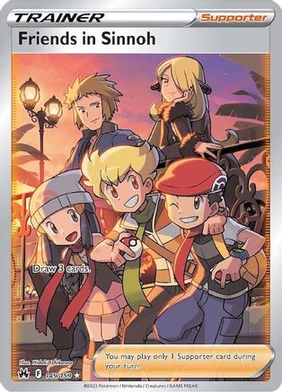 Friends in Sinnoh (Full Art) (149)/159 Ultra Rare Holofoil