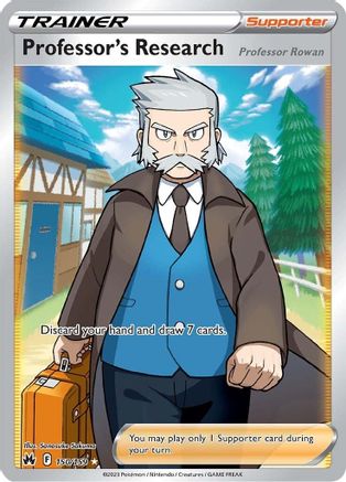Professor's Research (Full Art) (150)/159 Ultra Rare Holofoil