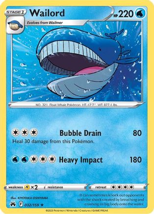 Wailord (32)/159 Rare