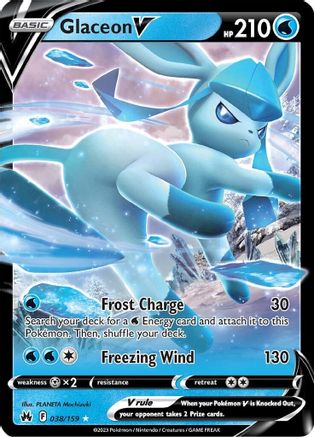 Glaceon V (38)/159 Ultra Rare Holofoil
