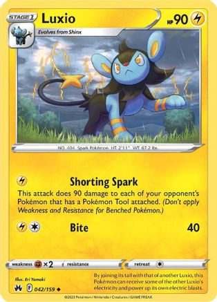 Luxio (42) (42)/159 Uncommon