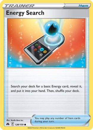 Energy Search (128)/159 Common Reverse Holofoil