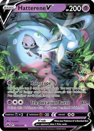 Hatterene V (65)/159 Ultra Rare Holofoil