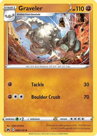 Graveler (68)/159 Uncommon