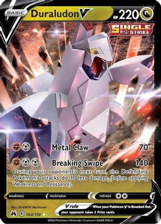 Duraludon V (103)/159 Ultra Rare Holofoil