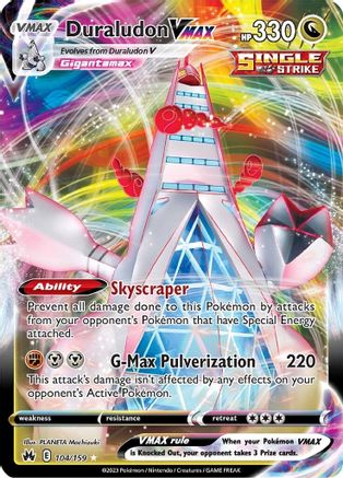 Duraludon VMAX (104)/159 Ultra Rare Holofoil