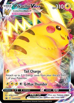 Pikachu VMAX - SWSH286 (SWSH286)/298 Promo Holofoil