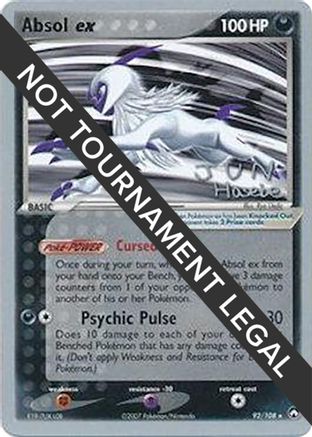 Absol ex - 2007 (Jun Hasebe) (92) Rare
