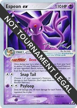Espeon ex - 2007 (Tom Roos) (102) Rare
