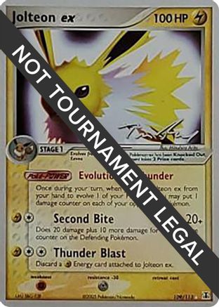 Jolteon ex - 2007 (Tom Roos) (109) Ultra Rare