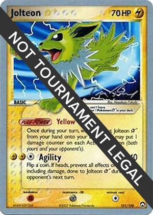Jolteon Star - 2007 (Tom Roos) (101) Rare
