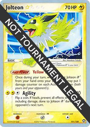 Jolteon Star - 2008 (Jason Klaczynski) (101) Rare