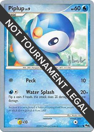 Piplup (15) - 2008 (Dylan Lefavour) (15) Common