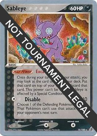 Sableye - 2008 (Tristan Robinson) (10) Rare