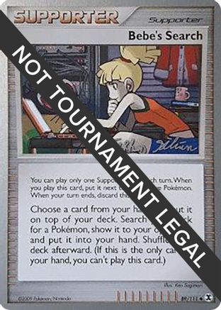 Bebe's Search - 2009 (Stephen Silvestro) (89) Uncommon