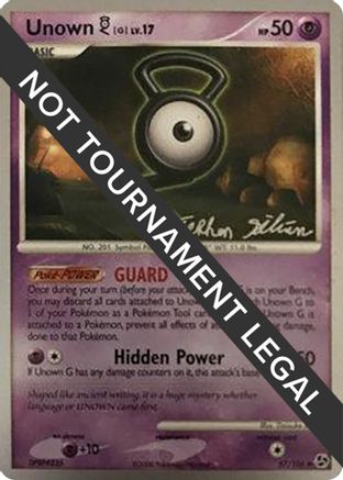Unown [G] - 2009 (Stephen Silvestro) (57) Uncommon