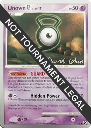 Unown [G] - 2009 (David Cohen) (57) Uncommon