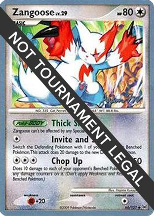 Zangoose - 2009 (Jason Martinez) (66) Uncommon