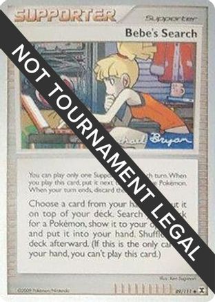 Bebe's Search - 2010 (Mychael Bryan) (89) Uncommon