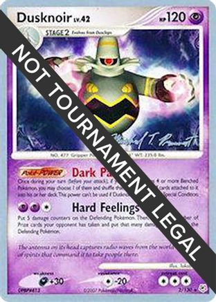 Dusknoir - 2010 (Michael Pramawat) (2) Rare