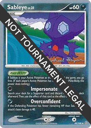 Sableye - 2010 (Mychael Bryan) (48) Uncommon