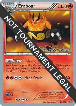 Emboar - 2011 (David Cohen) (20) Rare